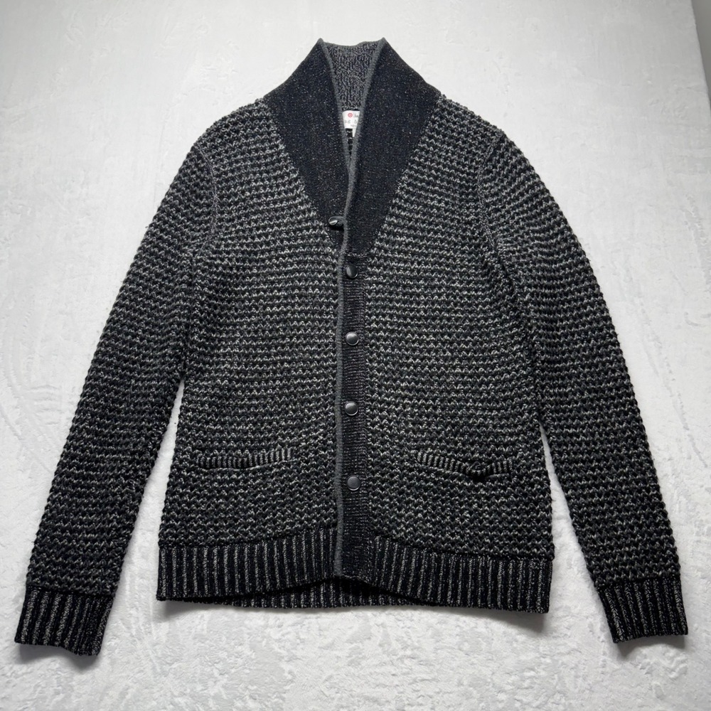 Rag & Bone Neiman Marcus Target Cardigan L Wool Blend Mens Shawl Collar Chunky